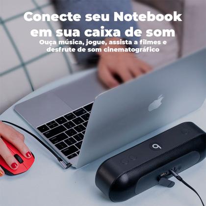 Imagem de Cabo Auxiliar P2 x P2 90 Áudio Estéreo HiFi 50cm Vention