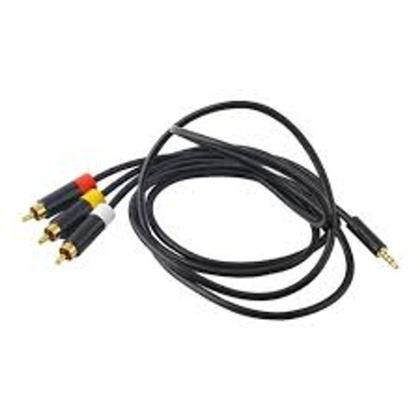 Imagem de Cabo Av Rca Audio E Video Tv Antiga para video game 360-e Super Slim