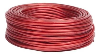 Imagem de Cabo Bateria 6mm 100% Puro Cobre Vermelho Automotivo 5mts