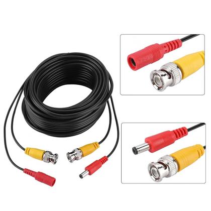 Imagem de Cabo BNC Conectores DC e Vídeo para CFTV Resistente e Pronto Para Uso L010 L020