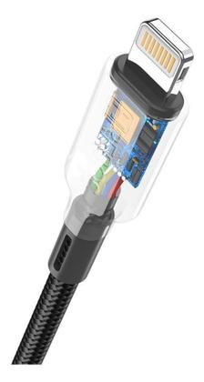 Imagem de Cabo Carregador 3 em 1 Tipo C Micro USB - Carga Rápida 3.4A