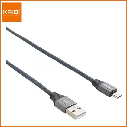 Imagem de Cabo Carregador Carga Rápida USB x Micro Usb V8 Blindado Com 2 Metros KD-336CM KAIDI