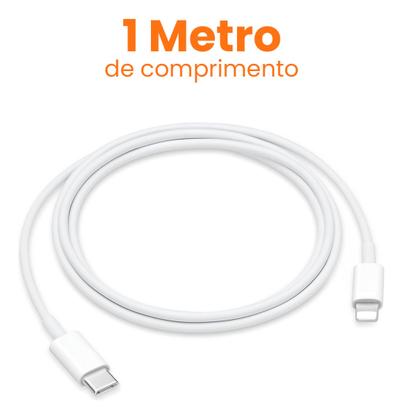 Imagem de Cabo Carregador Dados Compatível com iPhone 6 7 8 X Xr Xs 11 12 Pro USBC-L