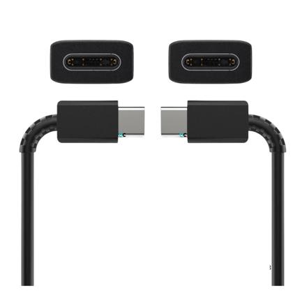 Imagem de Cabo Carregador Duplo C Para Samsung S20, S21, S22 E S23.