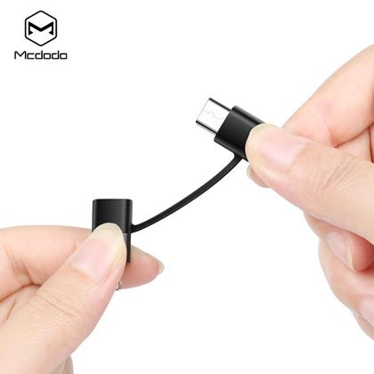 Imagem de Cabo carregador  e dados 2 em 1 USB Tipo C Lightning 3A 1,2M