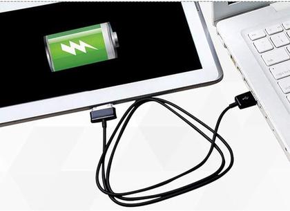 Imagem de Cabo Carregador e Dados Usb Tablet Compatível C/ Samsung P3110 P1000 P3100 1 MT