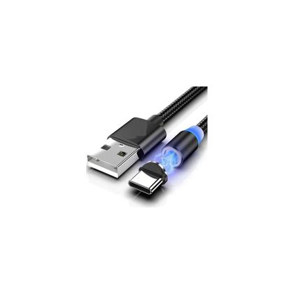Imagem de Cabo Carregador Magnético 3 Em 1 V8 Type C Android Ou Lightning