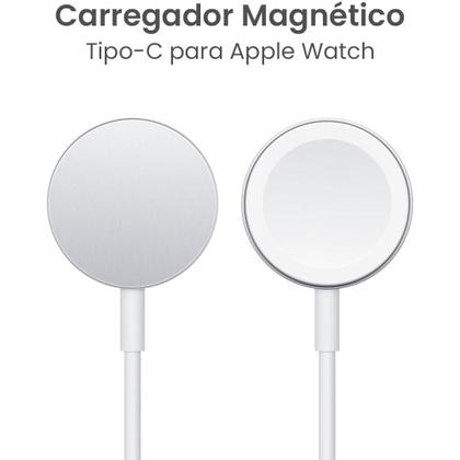 Imagem de Cabo Carregador Magnético Tipo-C para Relógios Compatível com Apple Watch Série