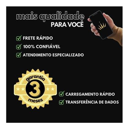 Imagem de Cabo Carregador Micro Usb Compativel P/ Samsung A9 A10 M10 J5 J6 J7