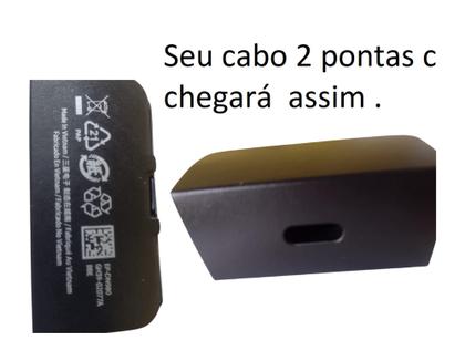 Imagem de Cabo Carregador original duplo C para Samsung A70 / A71 / A72 / S24 S3 1M. S22 S21 S20.