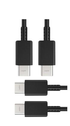 Imagem de Cabo Carregador original duplo C para Samsung A70 / A71 / A72 / S24 S3 1M. S22 S21 S20.