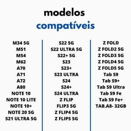 Imagem de Cabo Carregador original duplo C para Samsung A70 / A71 / A72 / S24 S3 1M. S22 S21 S20.