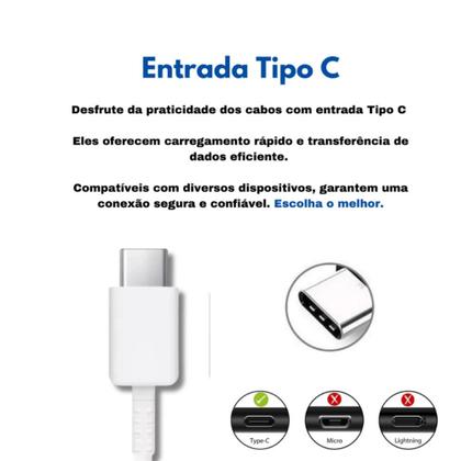 Imagem de Cabo Carregador Original Para Samsung S20 S20FE .