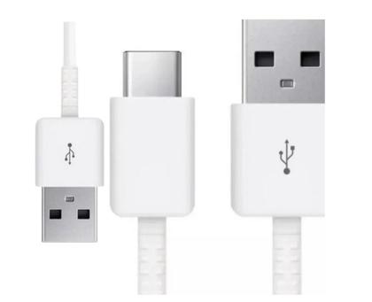 Imagem de Cabo Carregador Original Tipo C Para Samsung A13 A32 A54 S20 S21 Fe Branco.