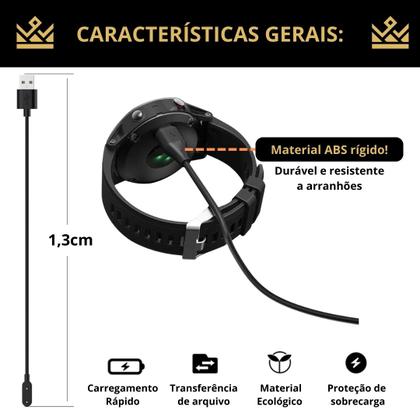 Imagem de Cabo carregador para Garmin Approach S60/S62/S40 - USB TipoC