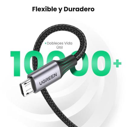 Imagem de Cabo Carregador Rápido Micro Usb 18W Controle Ps4 Pro Slim