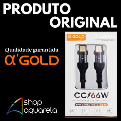Imagem de Cabo Carregador Reforçado USBC para Tipo C Turbo 66w Original