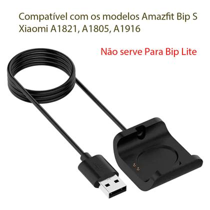 Imagem de Cabo Carregador Smartwach Compativel com Amazfit Bip A1805 Resistente Leve 5V Base De Suporte