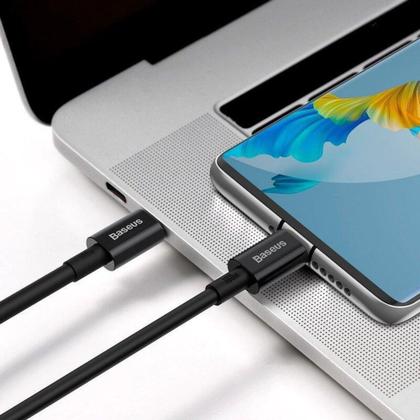 Imagem de Cabo Carregador Usb-c P/ Usb-c Original Baseus Turbo 100w 1 metro