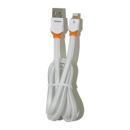 Imagem de Cabo carregador usb lightning 3a flat shinka sh-ip-1m