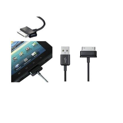Imagem de Cabo Carregador USB Tablet Para Samsung Tab P1000 3110 P3100 P5110 Tab 2 Dados e Carga 30 Pinos Dock