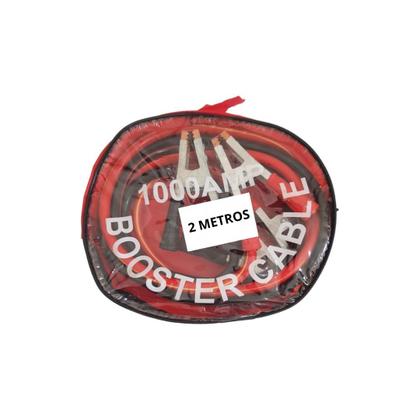 Imagem de Cabo Chupeta Transferência De Carga Bateria Partida Automotiva 1000amp 2 Metros