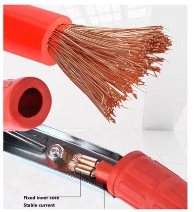 Imagem de Cabo Chupeta Transferência De Carga Bateria Partida Automotiva 1000amp 2 Metros