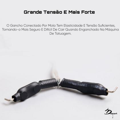 Imagem de Cabo Clip Cord Para Bobina de Tatuagem com Indicador de Lado