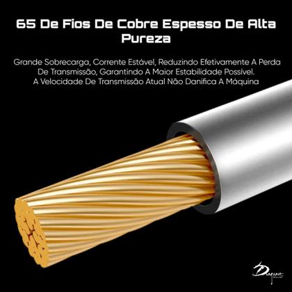 Imagem de Cabo Clip Cord Para Bobina de Tatuagem com Indicador de Lado