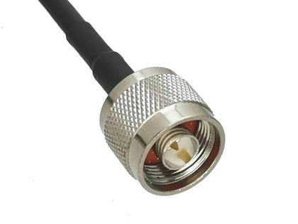 Imagem de Cabo Coaxial Pigtail Jumper RG58 De 6 Polegadas a 50M Com Conector RF N Macho Para SMA Macho