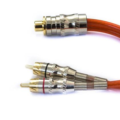 Imagem de Cabo Coaxial RCA 2M + 1F Linha Profissional - Kx3