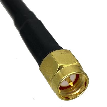 Imagem de Cabo Coaxial RF RG58 Com Conectores SMA Macho Para SMA Macho, De 6 Polegadas a 20 Metros, Com