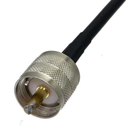 Imagem de Cabo Coaxial RF RG58 Conector N Macho Para Conector UHF PL259 Macho 50ohm Jumper Pigtail De 6