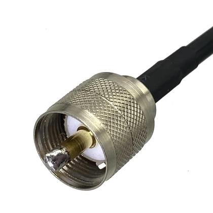 Imagem de Cabo Coaxial RF UHF PL259 Para SMA Macho RG58 De 6 Polegadas a 20M