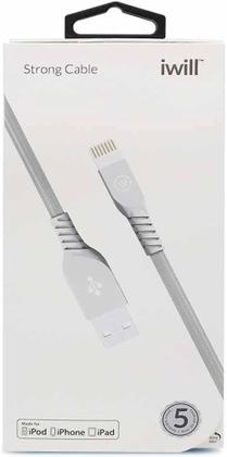 Imagem de Cabo Compatível Com iPhone Lightning para USB-C Iwill Strong 1,2m Mfi Homologado 5 anos de garantia