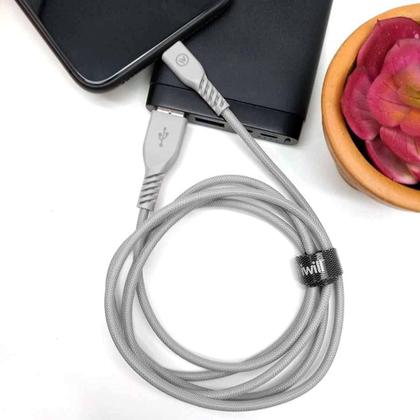 Imagem de Cabo Compatível Com iPhone Lightning para USB-C Iwill Strong 1,2m Mfi Homologado 5 anos de garantia