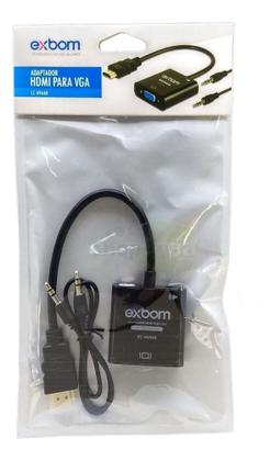 Imagem de Cabo Conversor Hdmi Vga Com Áudio Cc-hva60 Exbom