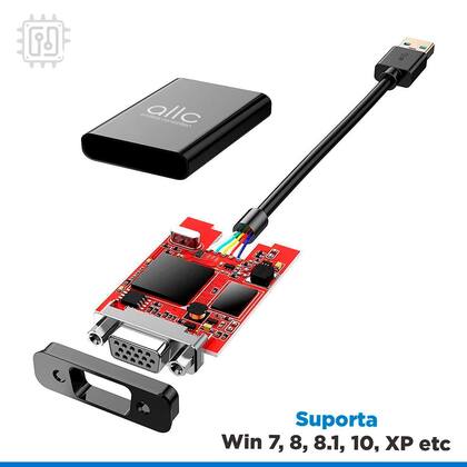 Imagem de Cabo Conversor Usb 3.0 Para Vga Pc Laptop Monitor Projetor