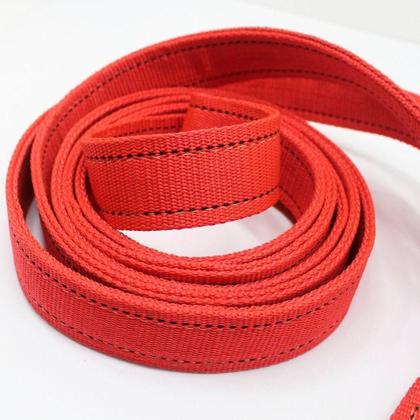 Imagem de Cabo Corda Cinta De Reboque Com Gancho Laranja De 40mm 5t 5m