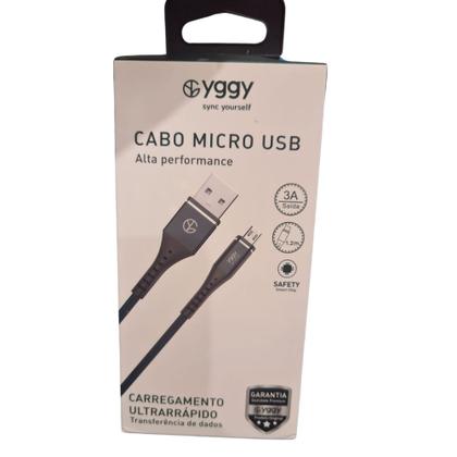 Imagem de Cabo Dados YGGY Micro-USB 1,2m Turbo V8 Cm1-pr