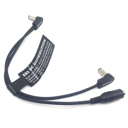 Imagem de Cabo Daisy Chain Flat EBS DC2-90F distribui energia 2 pedais