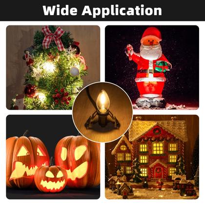 Imagem de Cabo de acessórios Enhon com 1 lâmpada LED de 6 pés com lâmpada C7