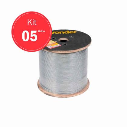 Imagem de Cabo de Aço Galvanizado 1/2 Af 6x19 - Vonder