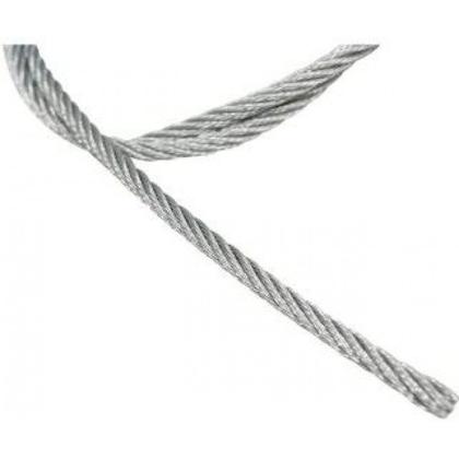 Imagem de Cabo De Aço Galvanizado Sem Revestimento 1/2 X 1 Metro