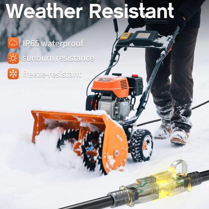 Imagem de Cabo de alimentação Deeklify 12 Gauge 3 m, plugue iluminado à prova d'água