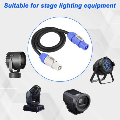 Imagem de Cabo de alimentação PowerCon XMSJSIY AC PowerCON de entrada para saída 1m