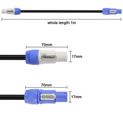 Imagem de Cabo de alimentação PowerCon XMSJSIY AC PowerCON de entrada para saída 1m
