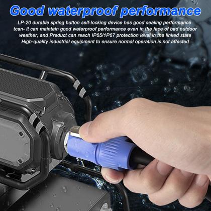 Imagem de Cabo de alimentação PowerCon XMSJSIY AC PowerCON de entrada para saída 1m