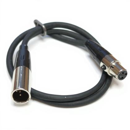 Imagem de Cabo de Áudio Mini XLR 3 Pinos 0,50 m Balanceado