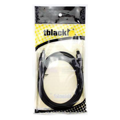 Imagem de Cabo De Áudio Óptico Digital 2 Metros Toslink 2m Plug Gold - Tblack